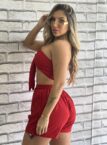 conjunto talia vermelho