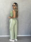 calca pantalona jogger yas verde