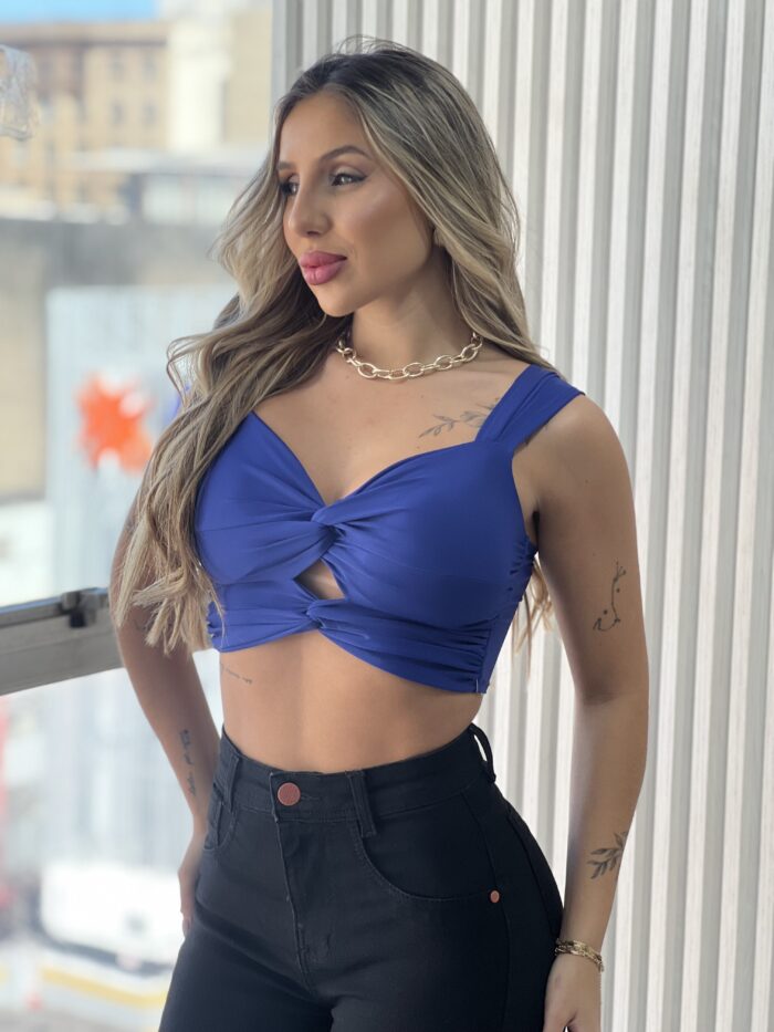 cropped melissa azul cropped melissa azul