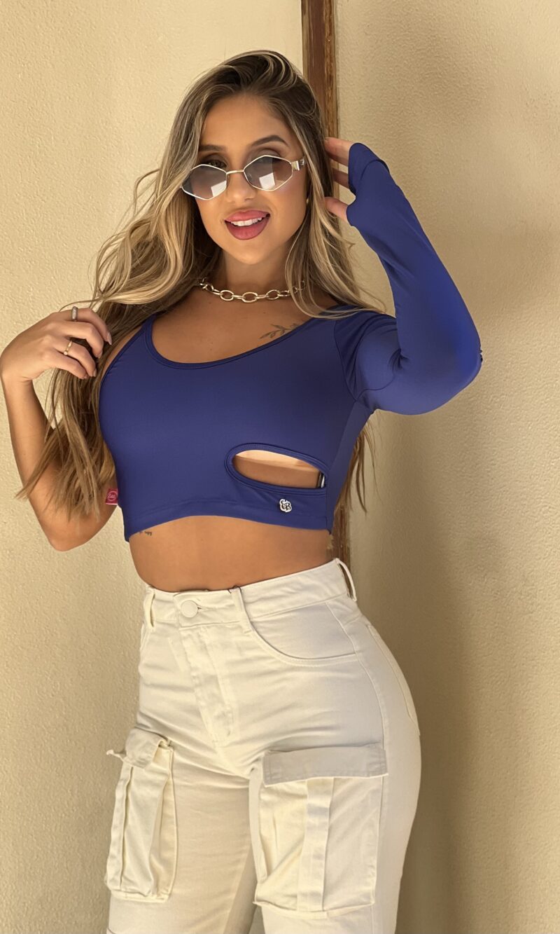 cropped bella azul