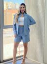 conjunto chemise julia azul
