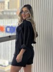 conjunto chemise julia preto