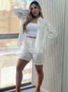 conjunto chemise julia off white