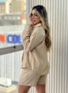 conjunto chemise julia bege