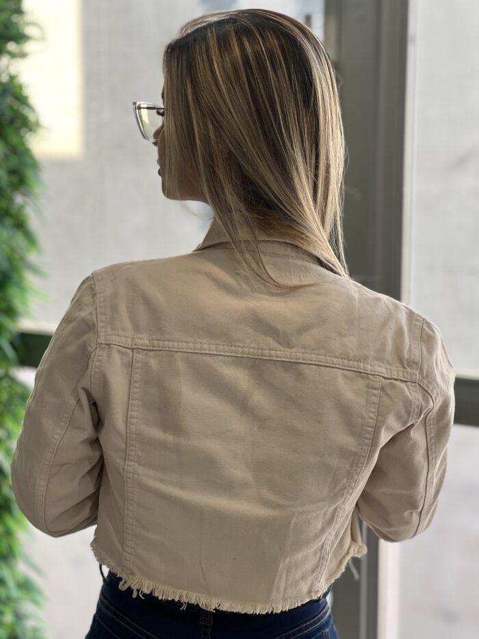 jaqueta jeans morana bege jaqueta jeans morana bege