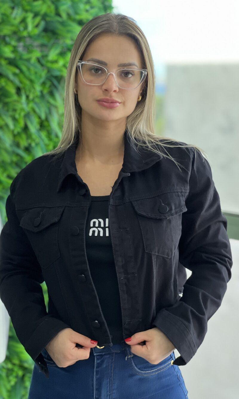 jaqueta jeans mileidy preto jaqueta jeans mileidy preto