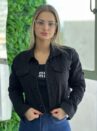 jaqueta jeans mileidy preto
