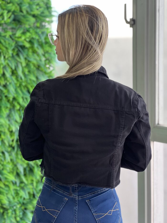 jaqueta jeans mileidy preto jaqueta jeans mileidy preto