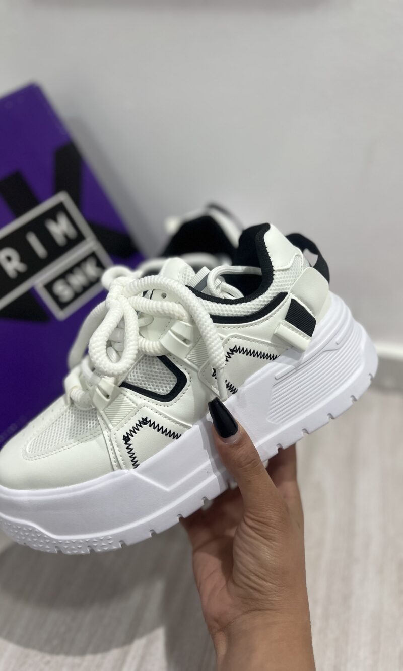 tenis venice branco preto ramarim 25 76231