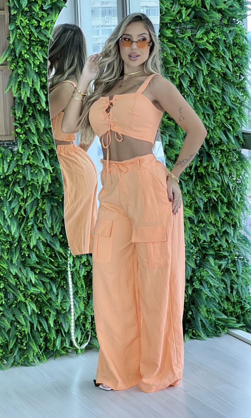 conjunto poliana laranja