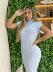 vestido midi modal ligia azul