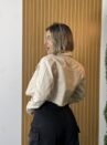 jaqueta jeans morana bege