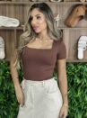blusa poliamida tania marrom