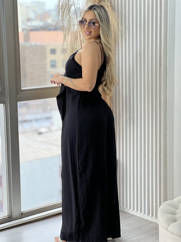 macacão cléa preto macacão cléa preto