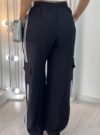 calca pantalona jogger yas preto