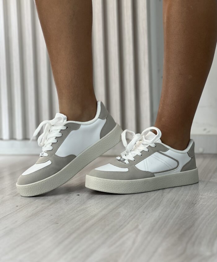 tenis nobuck lisboa branco cinza vizzano 1444 110 tenis nobuck lisboa branco cinza vizzano 1444 110