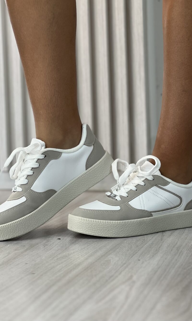 tenis nobuck lisboa branco cinza vizzano 1444 110