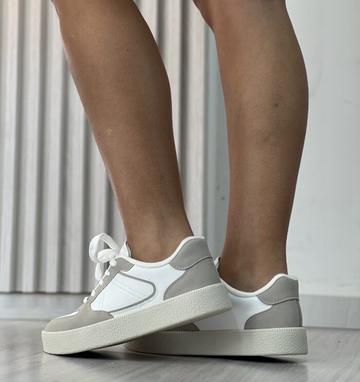 tenis nobuck lisboa branco cinza vizzano 1444 110 tenis nobuck lisboa branco cinza vizzano 1444 110