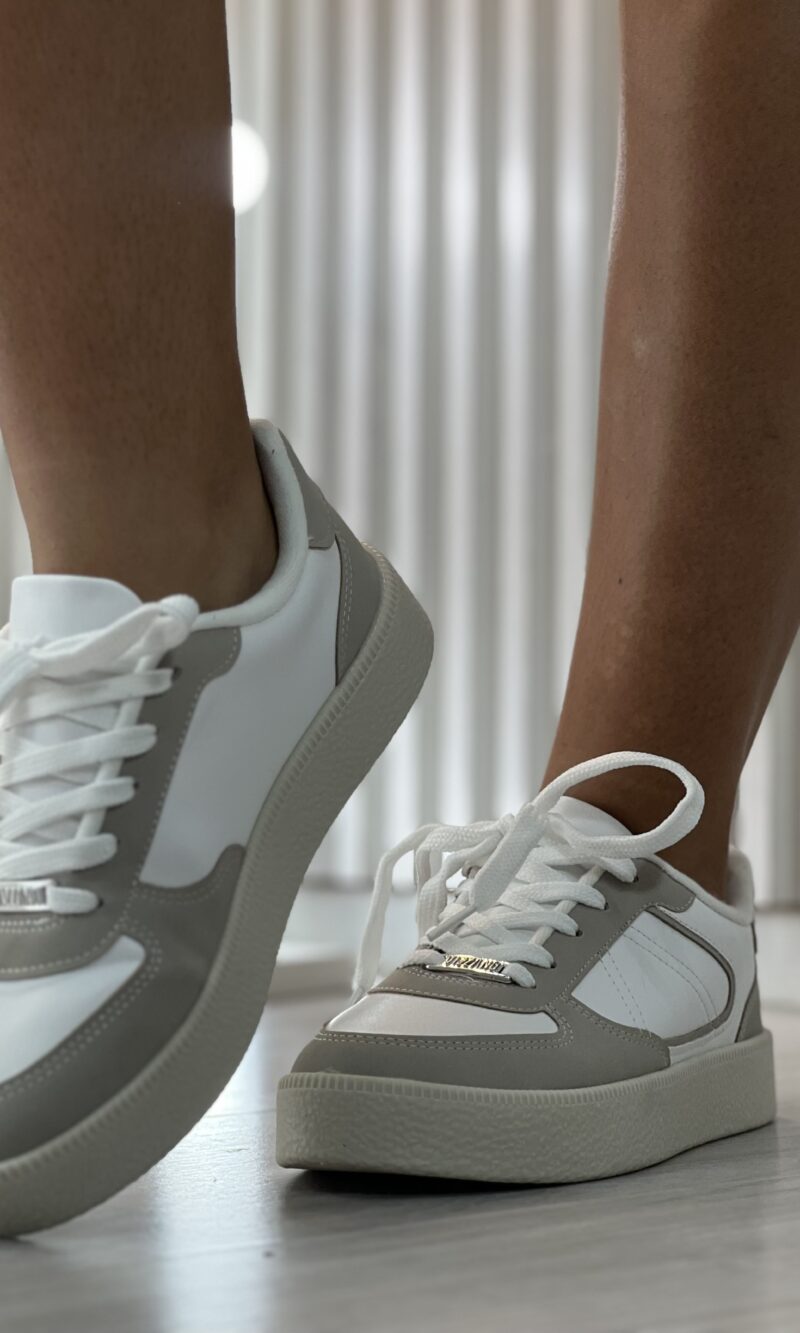 tenis nobuck lisboa branco cinza vizzano 1444 110
