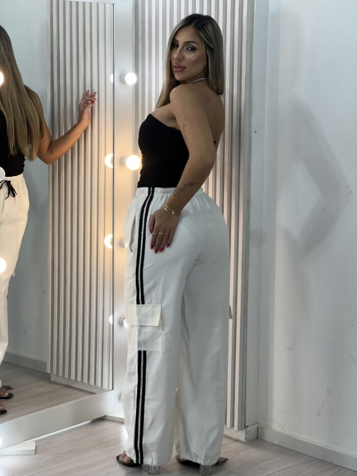 calca pantalona jogger yas off white calca pantalona jogger yas off white