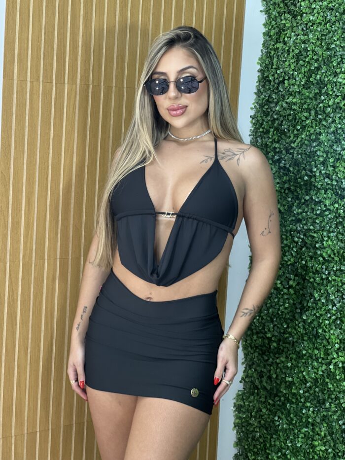 cropped blogueirinha preto