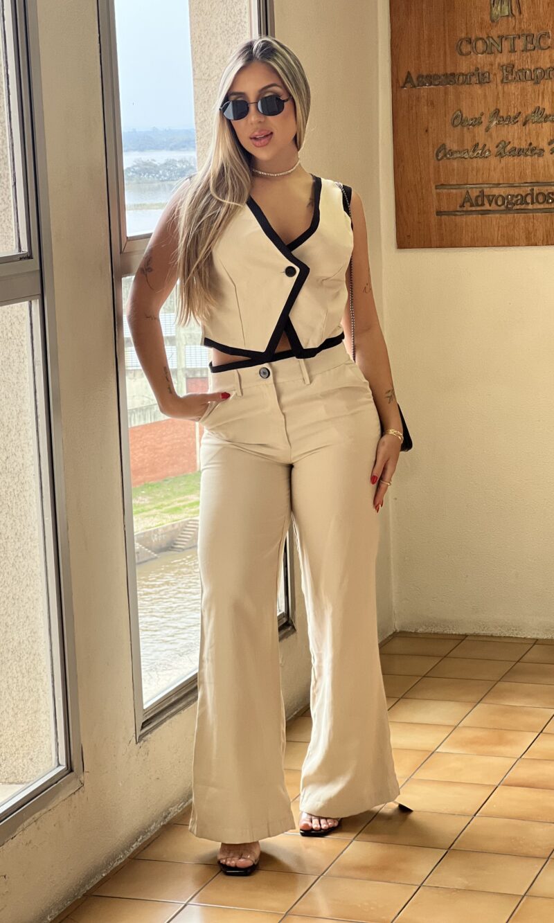 conjunto magali bege