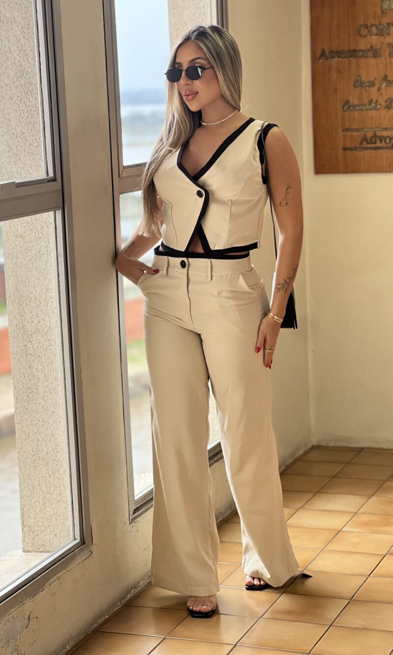 conjunto magali bege