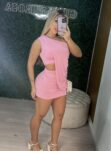 vestido curto carmela rosa