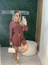 chemise barbara marrom