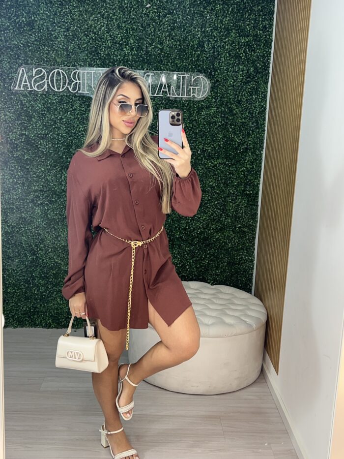 chemise barbara marrom