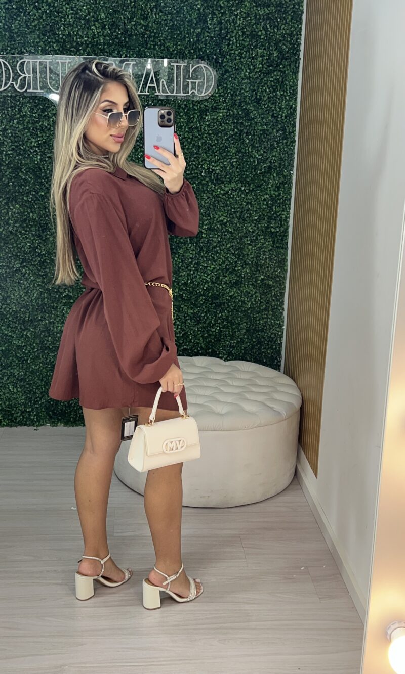 chemise barbara marrom