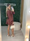 chemise barbara marrom