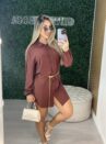 chemise barbara marrom
