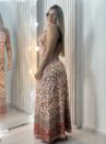 vestido longo lorena terracota
