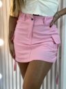 saia cargo com short lory rosa