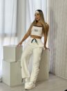 calÇa pantalona jogger yas off white