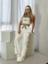 calÇa pantalona jogger yas off white