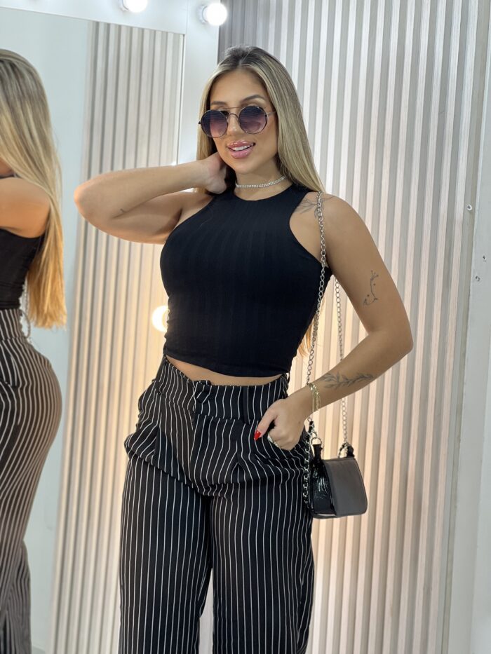 calca norma risca de giz preto calca norma risca de giz preto