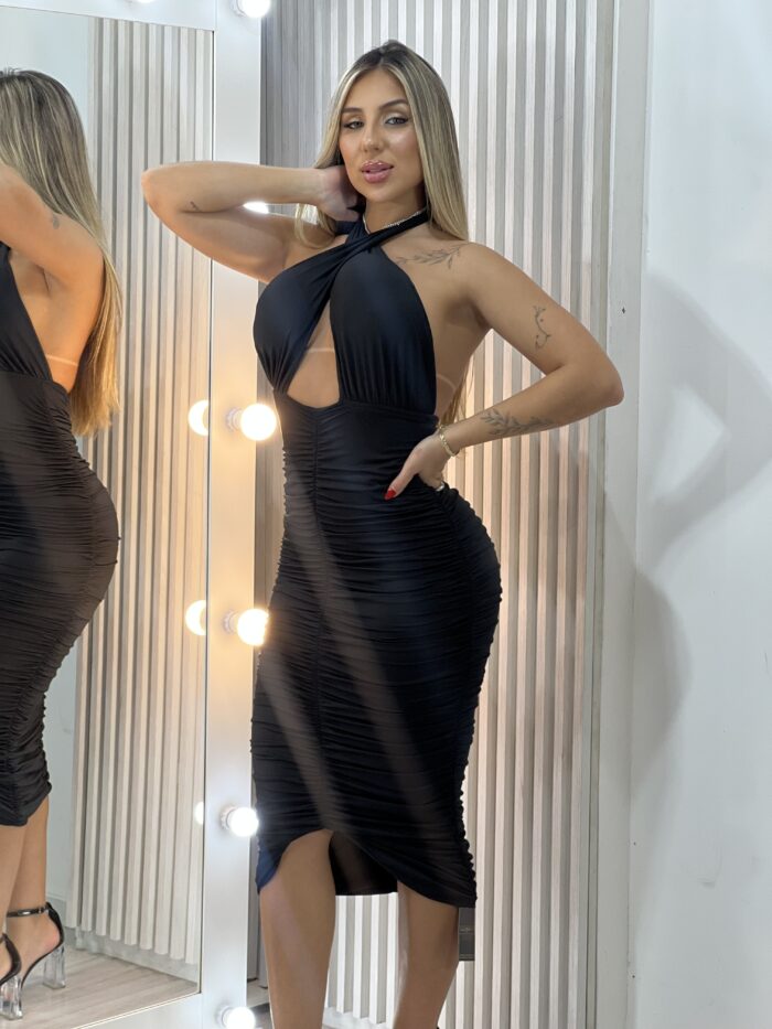 vestido longo dani preto vestido longo dani preto