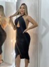 vestido longo dani preto