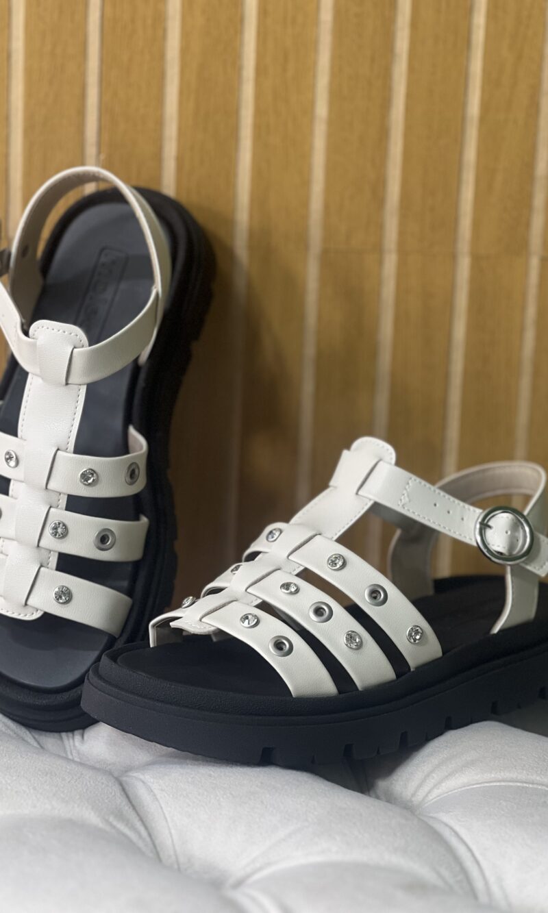 sandalia gelo preto moleca 5504 115