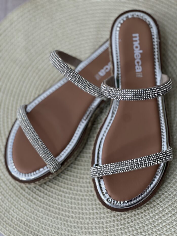 rasteira brilho palha prata moleca 5413 1326 rasteira brilho palha prata moleca 5413 1326