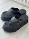tamanco chinelo tendÊncia preto 6020