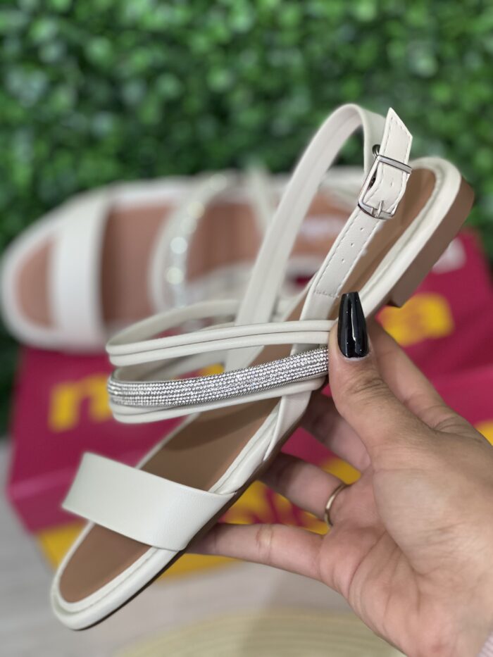 rasteira brilho italia prata moleca 5435 554 rasteira brilho italia prata moleca 5435 554