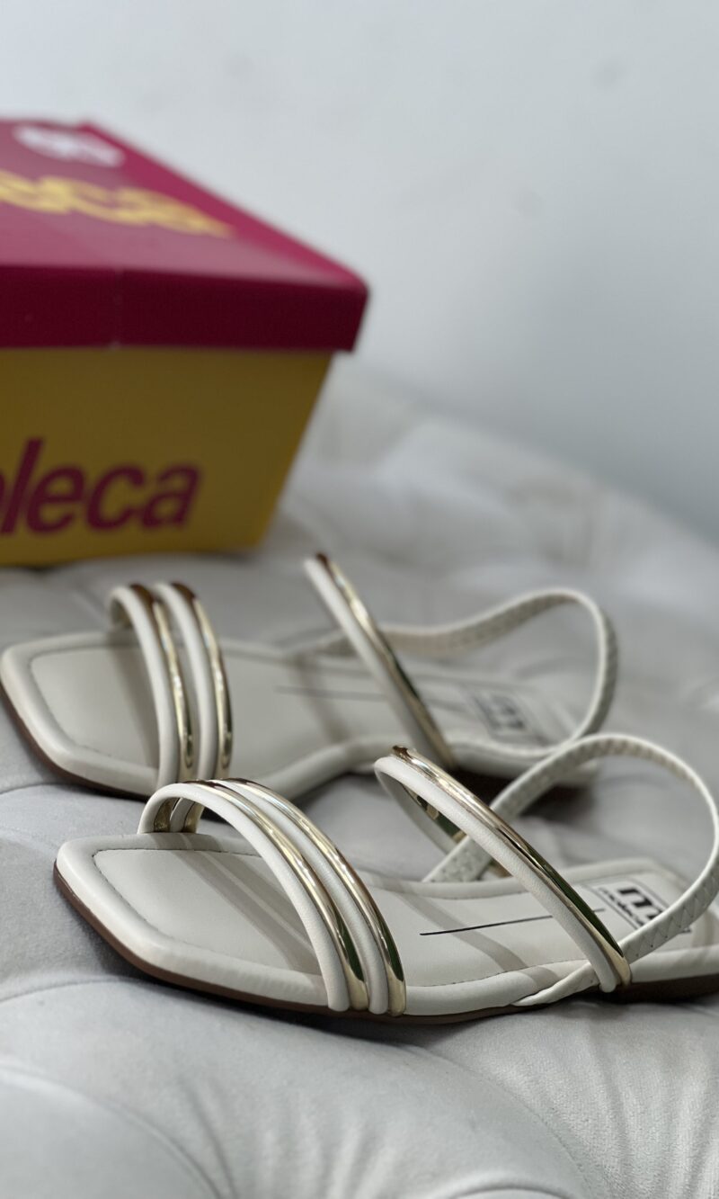 rasteira glamour off white moleca 5462 111