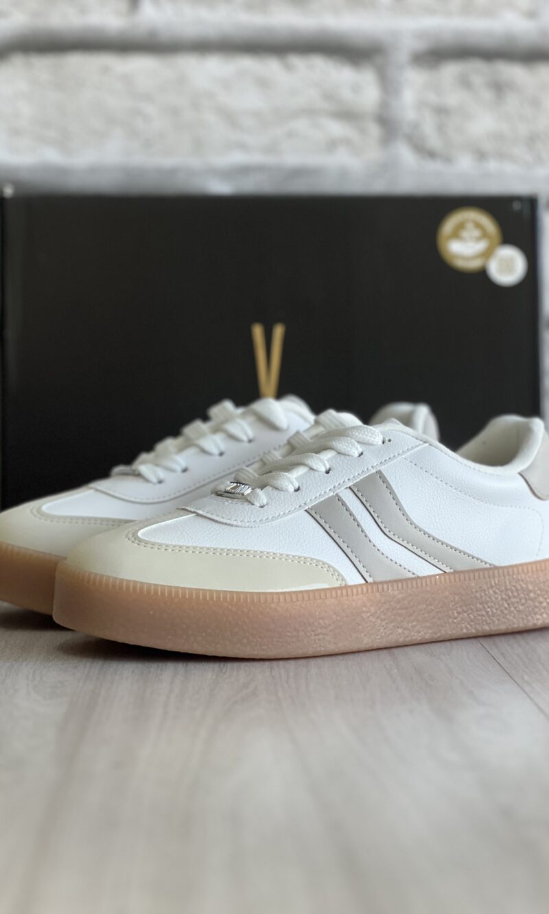 tenis lisboa off white cinza vizzano 1444 100