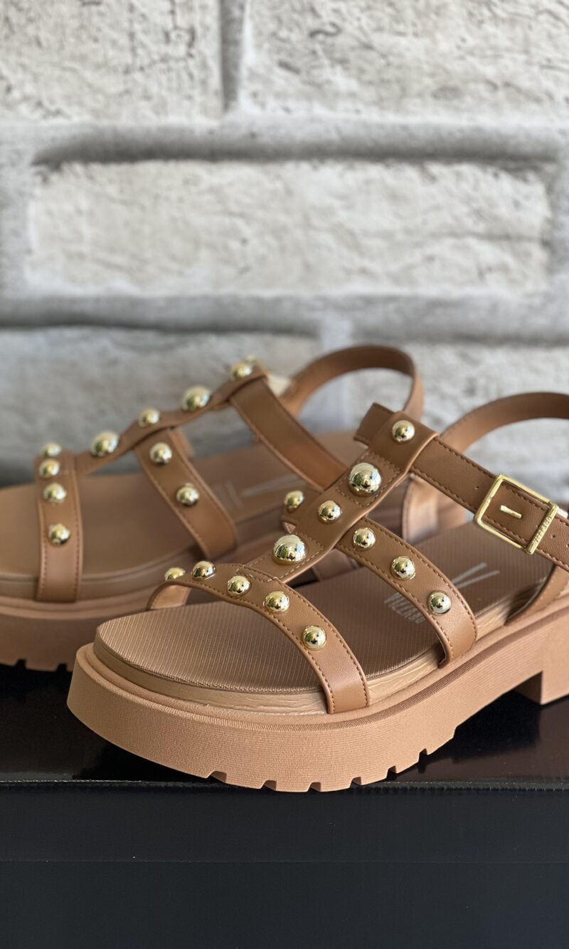 sandalia tachinhas doce de leite vizzano 6499 110