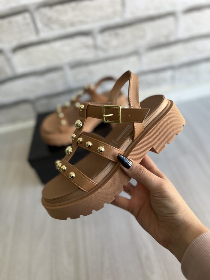 sandalia tachinhas doce de leite vizzano 6499 110 sandalia tachinhas doce de leite vizzano 6499 110