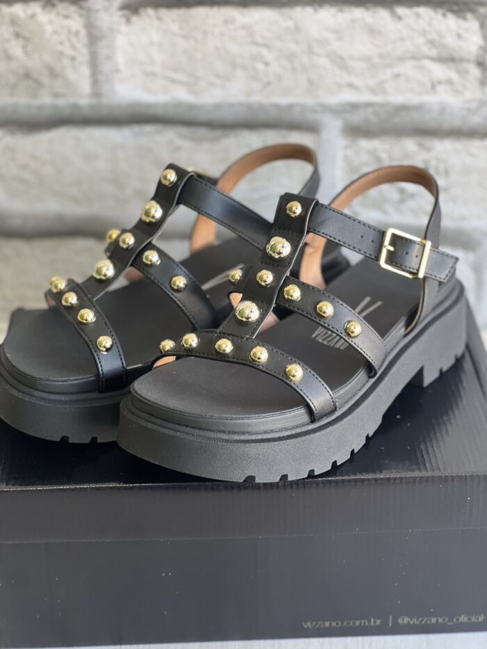 sandalia tachinhas preto vizzano 6499 110 sandalia tachinhas preto vizzano 6499 110
