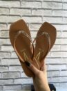 chinelo manta brilho doce de leite vizzano 6531 105